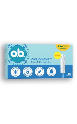 O.B.-Тампони жіночі гігієнічні o.b. ProComfort Normal 16 шт-3574661900414-