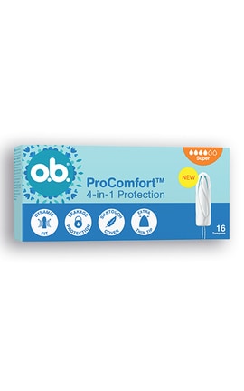 O.B.-Тампони жіночі гігієнічні o.b. ProComfort Super 16 шт-3574661900469-