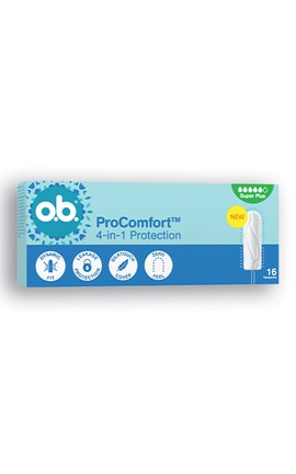 O.B.-Тампони жіночі гігієнічні o.b. ProComfort Super Plus 16 шт-3574661857640-