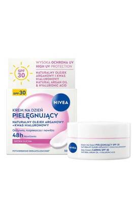 NIVEA-Крем для лица NIVEA SPF30 с аргановым маслом и гиалуроновой кислотой 50 мл-9005800396897-