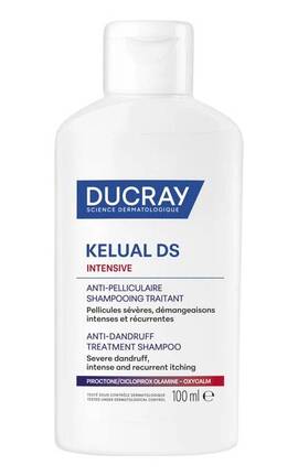 DUCRAY-Шампунь для волос Ducray Kelual DS Intensive Anti-Dandruff Treatment Shampoo Интенсив против перхоти 100 мл-3282770400786-