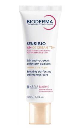 BIODERMA-CC-крем Bioderma Sensibio AR+ SPF50+ Clair-Light 40 мл-3701129813447-
