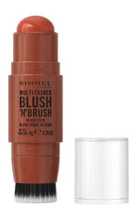 RIMMEL-Рум'яна-стік Rimmel The Multi Tasker з пензлем 300 Nearly Suede 8 г-3616307087872-