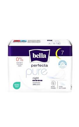 BELLA-Гигиенические прокладки Bella Perfecta Pure Ultra Single Night 7 шт-5900516713263-