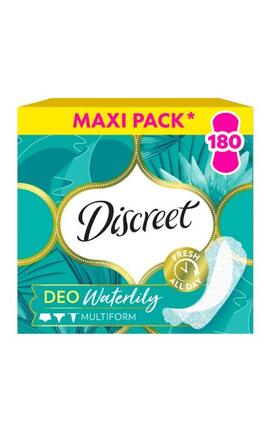 DISCREET-Щоденні прокладки Discreet Deo Waterlily 180 шт-8700216859226-