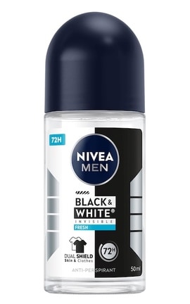 NIVEA-Антиперспирант Nivea Men Черное и белое Невидимый Fresh 50 мл-4006000258614-