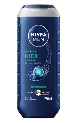 NIVEA-Гель для душа Nivea Men Cool Kick для тела, лица и волос 250 мл -9005800399140-