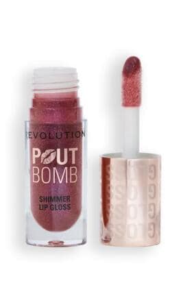 REVOLUTION-Блиск для губ Revolution Pout Bomb Shimmer Berry Lustre 4.5 мл-5057566853545-