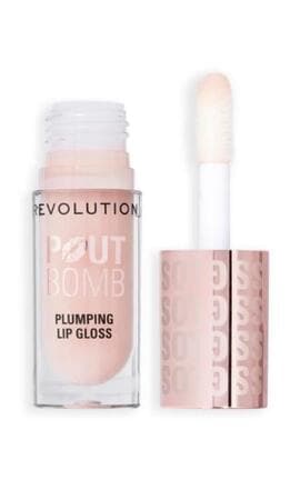 REVOLUTION-Блиск для губ Makeup Revolution Pout Bomb Plumping Gloss Milky Sheer Holo 4.6 мл-5057566840873-