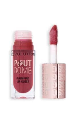 REVOLUTION-Блеск для губ Makeup Revolution Pout Bomb Jelly Berry Mauve 4,6 мл-5057566843621-