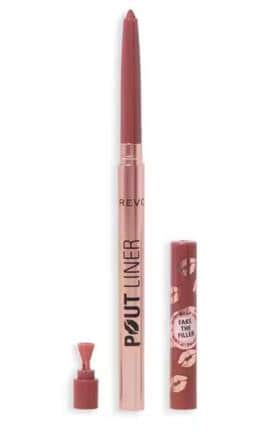REVOLUTION-Карандаш для губ Makeup Revolution Pout Bomb Plumping Doll Cool Nude 1 шт-5057566857024-