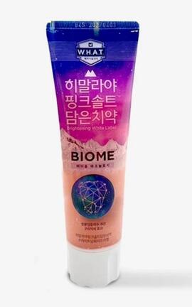 PERIOE-Зубна паста LG Perioe Biome Himalaya Pinksalt Brightening White Label з гімалайською рожевою сіллю освітлююча 100 г-8801051109009-