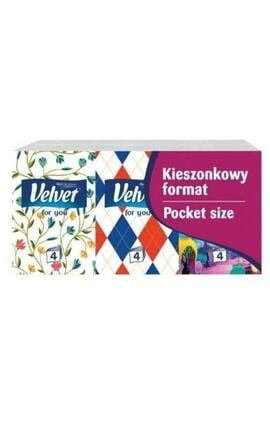 VELVET-Носові хустинки Velvet Міні 4 шари 6 шт-5901478006851-