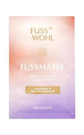 FUSSWOHL-Маска для ніг Fusswohl Foot Care Mask: Shea Butter&Macadamia Oil 15 мл-4068134020482-