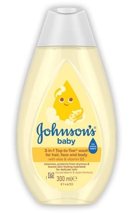 JOHNSON'S-Пінка-шампунь для купання Johnson's Baby Від маківки до п'ят 300 мл-3574669909976-