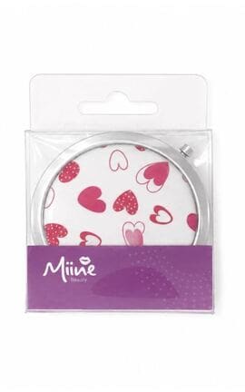MIINE-Люстерко косметичне Miine сердечка 1 шт-4896012010795-