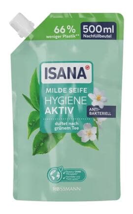 ISANA-Мило рідке Isana зелений чай 500 мл-4068134137548-