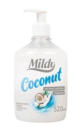 MILDY-Рідке мило для рук Mildy Coconut 520 мл-4820255112657-