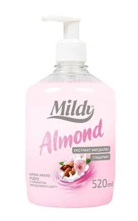 MILDY-Рідке мило для рук Mildy Almond 520 мл-4820255112664-