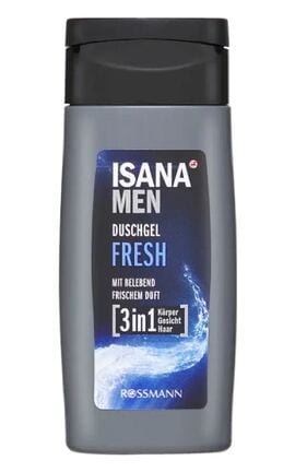 ISANA MEN-Гель для душу Isana Men 3в1 Свіжість 50 мл-4305615934112-