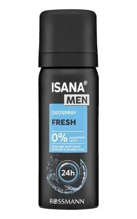 ISANA MEN-Дезодорант-спрей Isana Fresh для чоловіків 50 мл -4305615614526-