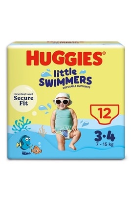 HUGGIES-Підгузники-трусики дитячі Huggies Little Swimmer розмір 3-4 вага 7-15 кг 12 шт-36000183399-