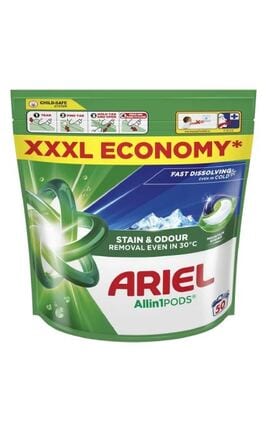 ARIEL-Капсулы для стирки Ariel Pods All-in-1 Горный источник для белых тканей 50 шт-8700216764360-