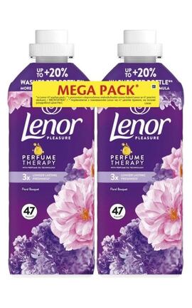 LENOR-Кондиціонер для білизни Lenor Квітковий букет 94 цикли прання 987 мл х 2 шт-8700216880923-