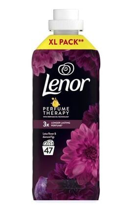 LENOR-Кондиціонер для білизни Lenor Квітка лотоса та діамантові фіги 47 циклів прання 987 мл-8006530218245-
