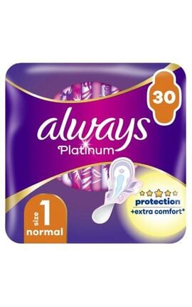 ALWAYS-Гігієнічні прокладки Always Platinum Normal Розмір 1 30 шт-8001841913803-