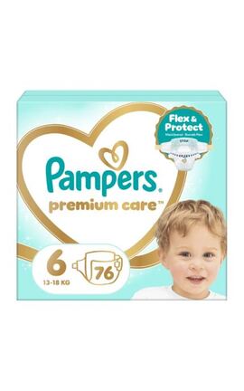 PAMPERS-Подгузники Pampers Premium Care Giant (13-18 кг) 76 шт-8006530260176-