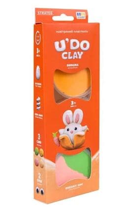 STRATEG-Набір для ліплення Strateg UDO CLAY Різнокольоровий 1 шт-4823113893811-