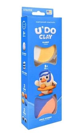 STRATEG-Набір для ліплення Strateg UDO CLAY Різнокольоровий 1 шт-4823113893866-