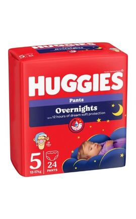 HUGGIES-Підгузки-трусики Huggies Overnights Pants 5 12-17 кг 24 шт-5029053581095-