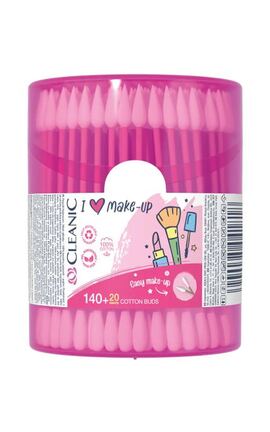 CLEANIC-Паличкі ватні I Love Make Up Cleanic 160 шт-5900095041818-