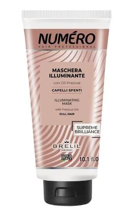 NUMERO-Крем-маска Numero для блеска волос на основе ценных масел, 300 мл-8011935071777-
