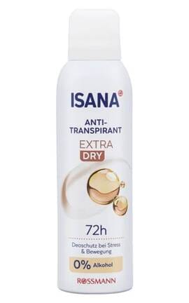 ISANA-Антиперспірант-спрей ISANA Extra Dry 72H 200 мл-4068134196187-