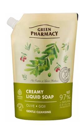 GREEN PHARMACY-Жидкое мыло Green Pharmacy Оливка и годжи 460 мл-4823015935367-