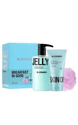 MR.SCRUBBER-Подарунковий набір Mr. Scrubber Gift Set Breakfast in Soho-4820200417554-