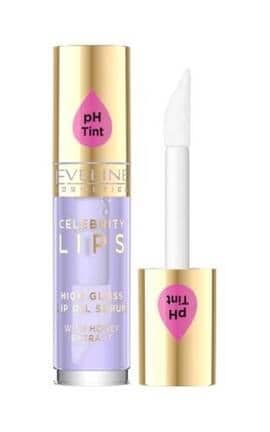 EVELINE-Олія-сироватка для губ Eveline Cosmetics Celebrity Lips Lip Oil Serum 03 Violet 5 мл-5903416087625-