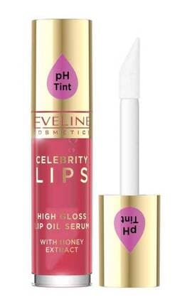 EVELINE-Олія-сироватка для губ Eveline Cosmetics Celebrity Lips Lip Oil Serum 04 Red 5 мл-5903416087618-