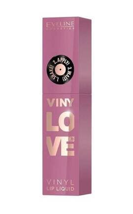 EVELINE-Рідка помада для губ Eveline Cosmetics VinyLove Vinyl Lip Liquid з вініловим фінішем  03 Bestie 4 мл-5903416086628-