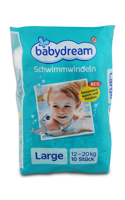 BABYDREAM-Подгузники-трусики для купания Babydream 12-20 кг-4305615114873