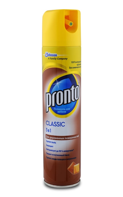 PRONTO-Аэрозоль для мебели Pronto Классик Блеск-8711800112191