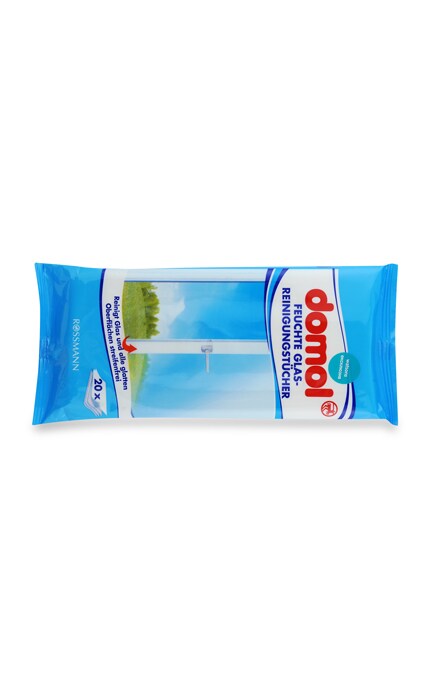 Влажные салфетки для стекла Domol