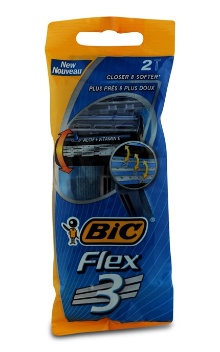 BIC-Станок для гоління Bic 3 Flex 3-леза, 2 шт/уп-3086123242708