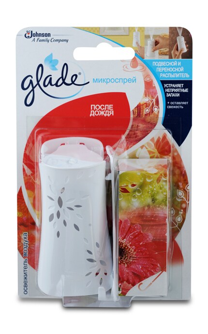 GLADE SPA MICRO-Освіжувач повітря Glade Дощова свіжість (Мікроспрей)-5010182992647