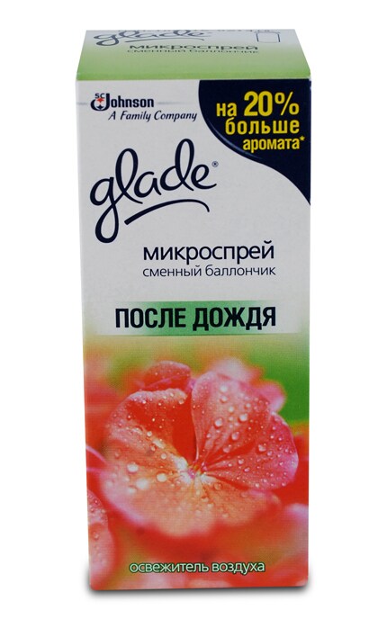 GLADE SPA MICRO-Освіжувач для повітря Glade Мікроспрей Дощова свіжість-5010182992203