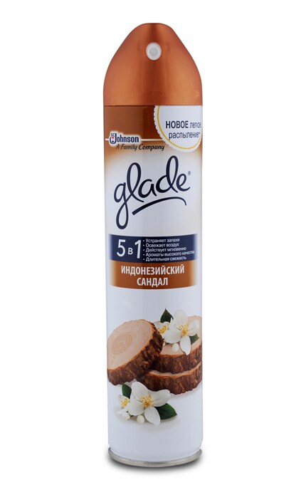 GLADE-Освіжувач повітря аерозоль Glade Індонезійський сандал-4620000432951