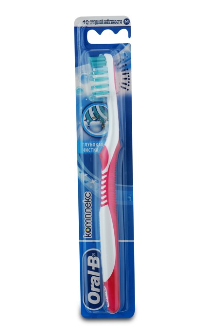 ORAL-B-Зубна щітка Oral-B комплекс глибоке чищення середня, 1 шт -3014260318840